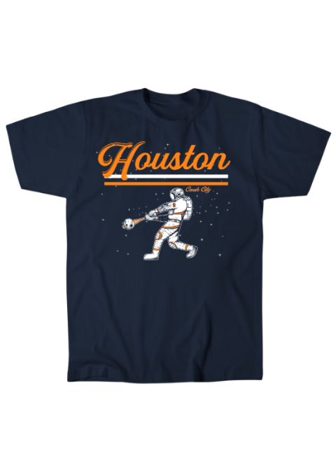 Houston Space Astronaut Baseball Mens T-Shirt