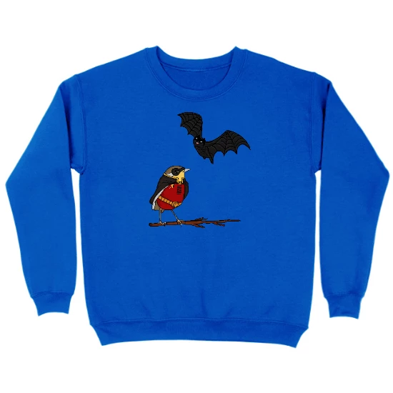 The Bat and Robin Kids Crewneck Sweatshirt