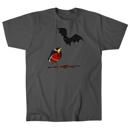 The Bat and Robin Mens T-Shirt