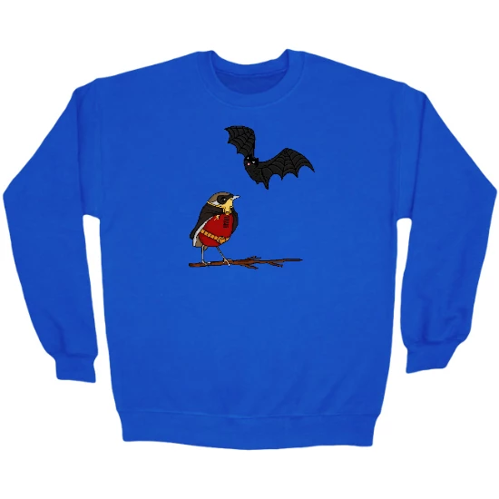 The Bat and Robin Crewneck Sweatshirt