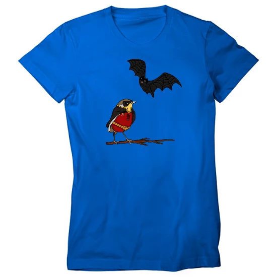 The Bat and Robin Womens T-Shirt