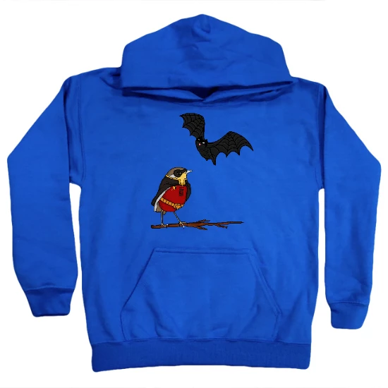 The Bat and Robin Kids Hoodie
