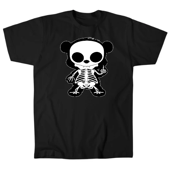 Bird Flipping Panda  Mens T-Shirt