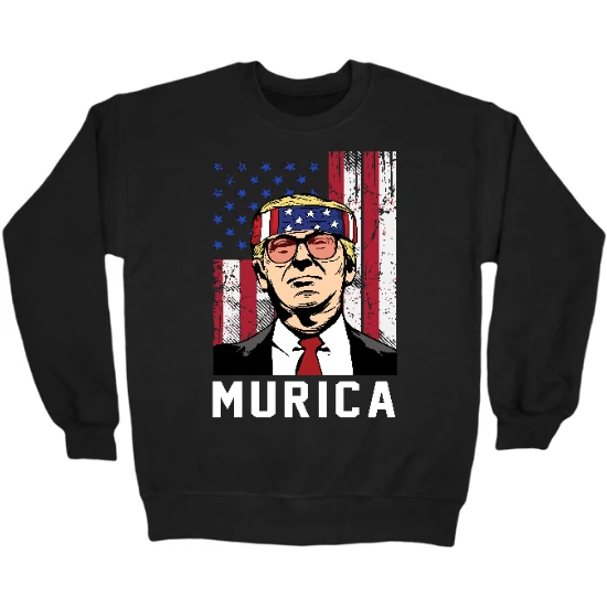 Trump Murica  Crewneck Sweatshirt