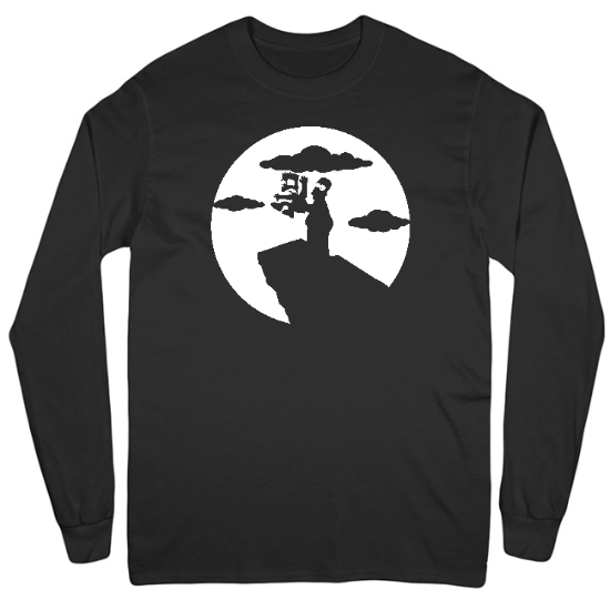 Funny Homer Bart Lion King Parody Mens Long Sleeve T-Shirt