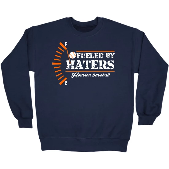 Fueled by Haters Houston Baseball Crewneck Sweatshirt