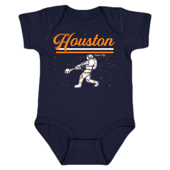 Houston Space Astronaut Baseball Onesie