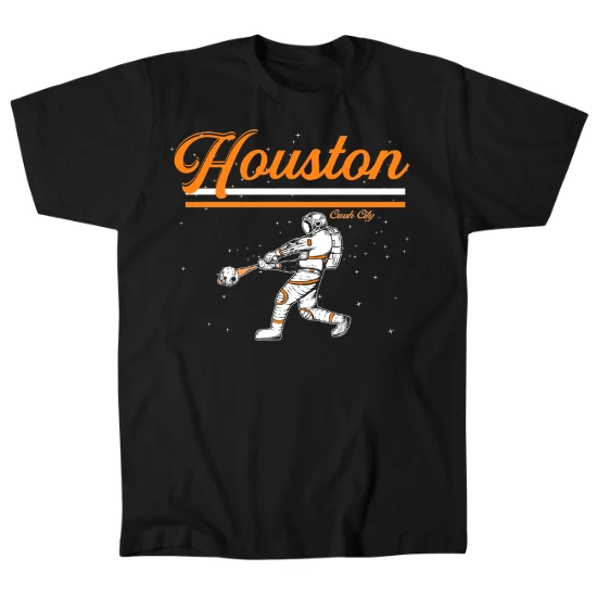 Houston Space Astronaut Baseball Mens T-Shirt