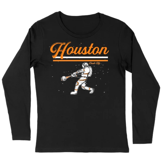 Houston Space Astronaut Baseball Womens Long sleeve T-Shirt