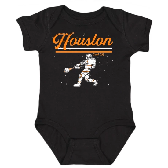 Houston Space Astronaut Baseball Onesie