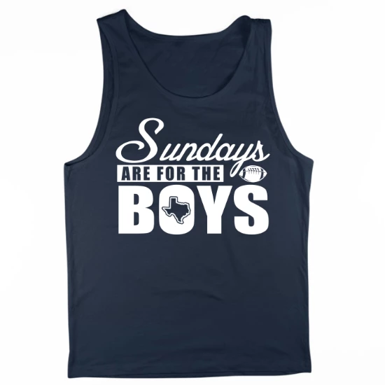 Sundays Are For The Boys Dallas Football Mens Tank Top
