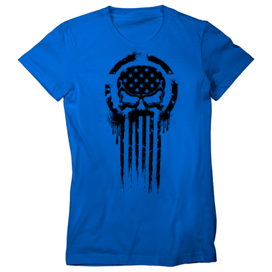 American Reaper Patriotic Womens T-Shirt
