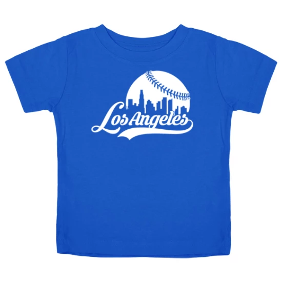 Los Angeles Skyline Baseball  Kids T-Shirt