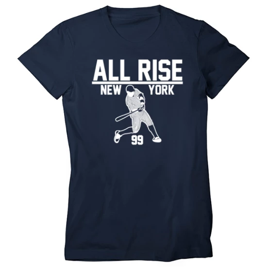 All Rise New York Baseball Fans Womens T-Shirt