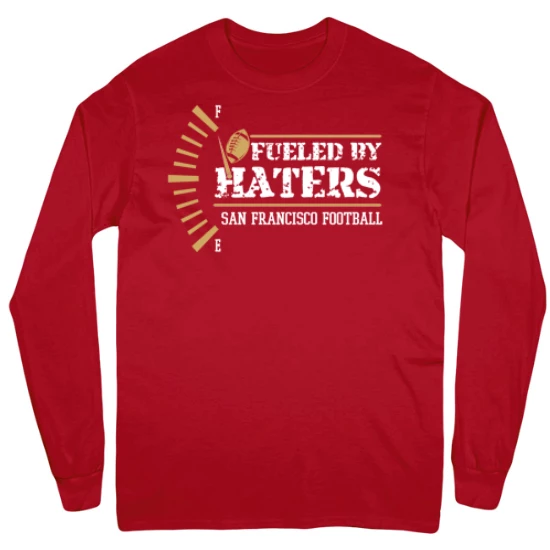 San Francisco Football Fans Fueled  Mens Long Sleeve T-Shirt