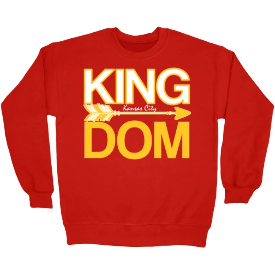 Kansas City Football Kingdom Crewneck Sweatshirt