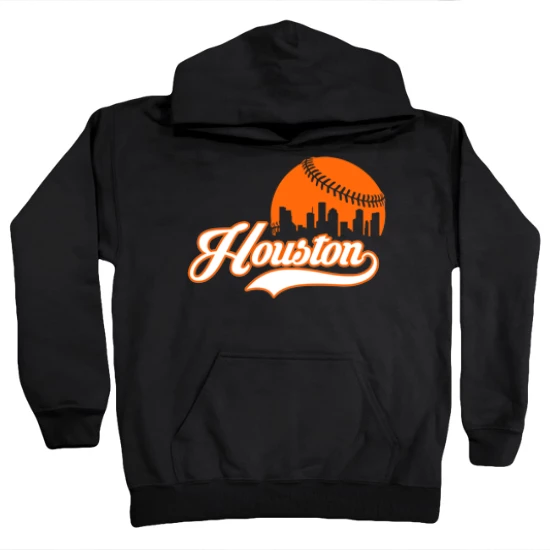 Houston Baseball Skyline Kids Hoodie