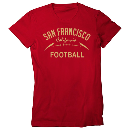 San Francisco Football Classic Womens T-Shirt
