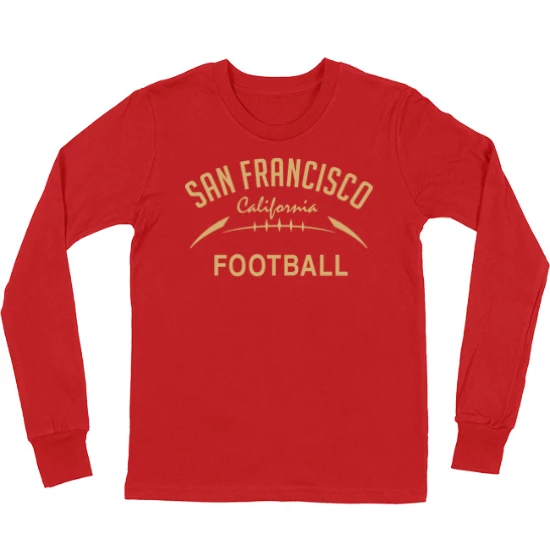 San Francisco Football Classic Kids Long Sleeve T-Shirt
