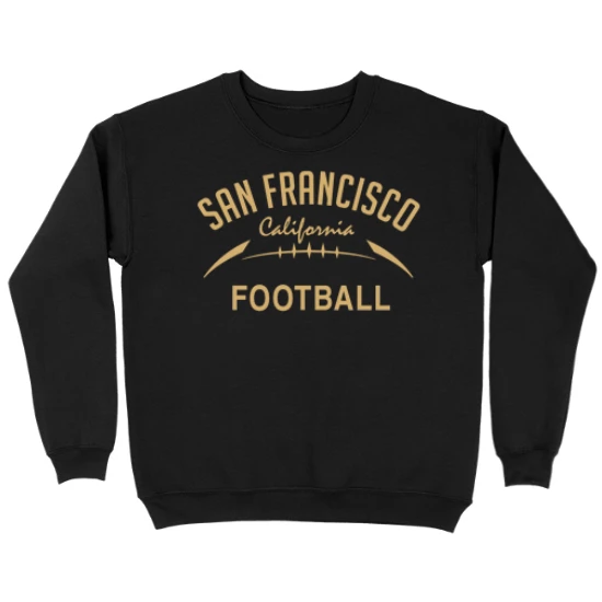 San Francisco Football Classic Kids Crewneck Sweatshirt
