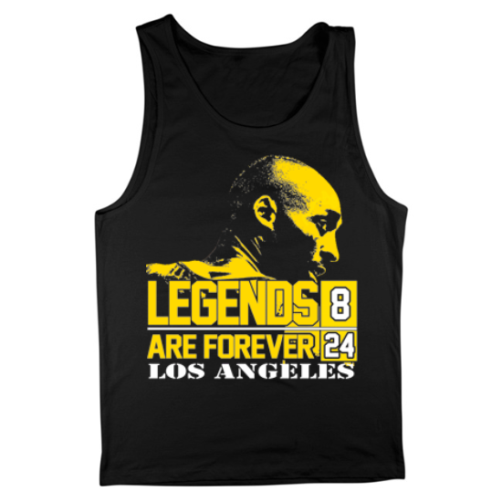 Los Angeles Legends are Forever Kobe Tribute Mens Tank Top