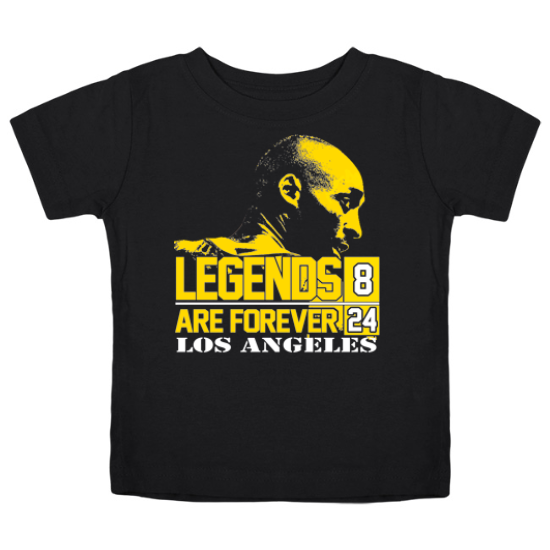 Los Angeles Legends are Forever Kobe Tribute Kids T-Shirt