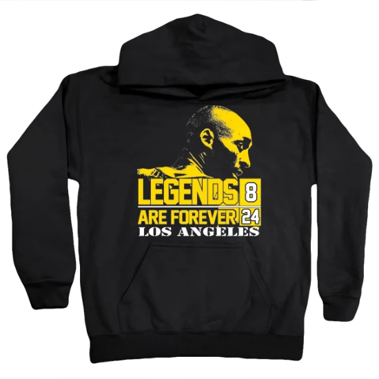 Los Angeles Legends are Forever Kobe Tribute Kids Hoodie