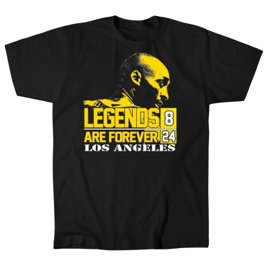 Los Angeles Legends are Forever Kobe Tribute Mens T-Shirt