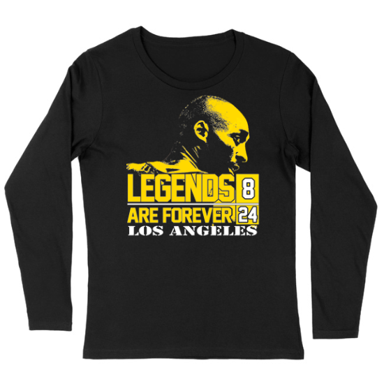 Los Angeles Legends are Forever Kobe Tribute Womens Long sleeve T-Shirt