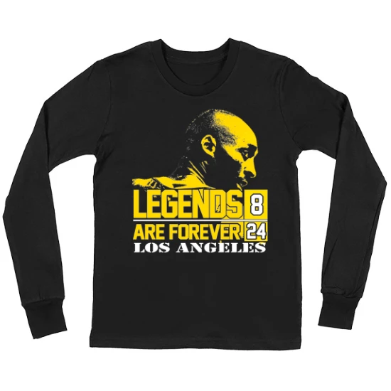 Los Angeles Legends are Forever Kobe Tribute Kids Long Sleeve T-Shirt