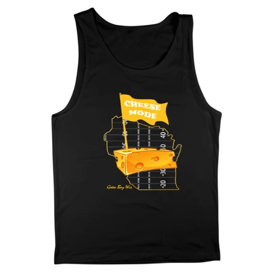 Cheese Mode Green Bay Football  Mens Tank Top