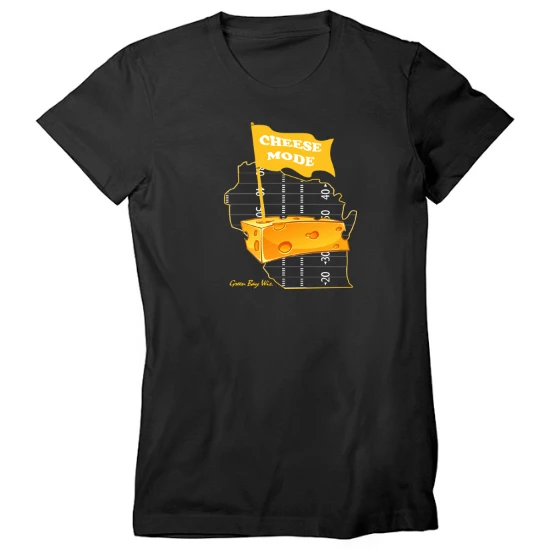 Cheese Mode Green Bay Football  Womens T-Shirt