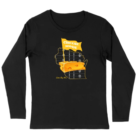 Cheese Mode Green Bay Football  Womens Long sleeve T-Shirt