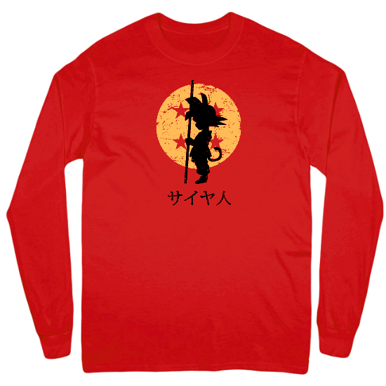 Goku Dragon Ball Z Mens Long Sleeve T-Shirt