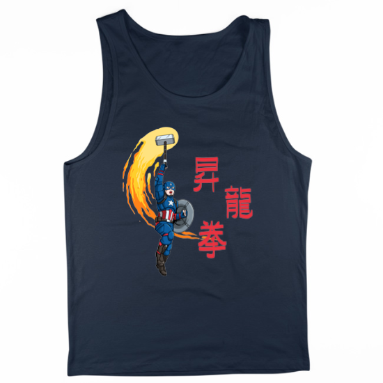 Captain Shoryuken Mens Tank Top