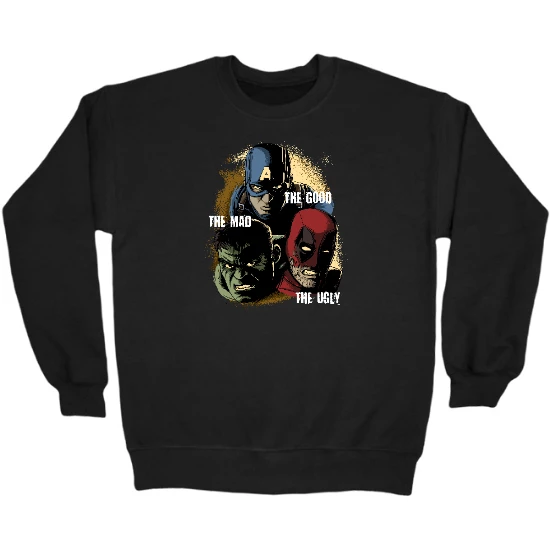 The Good Mad and Ugly Crewneck Sweatshirt