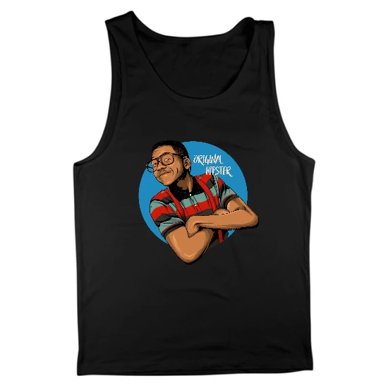 Original Hipster Urkel Mens Tank Top