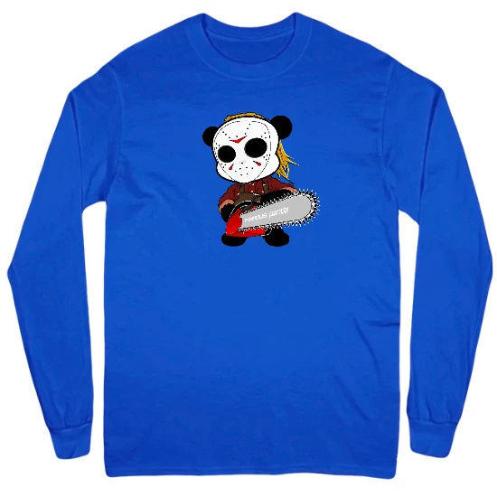 Panda Cosplay Halloween Mens Long Sleeve T-Shirt