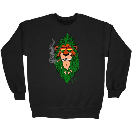 The Lion Smo King Crewneck Sweatshirt