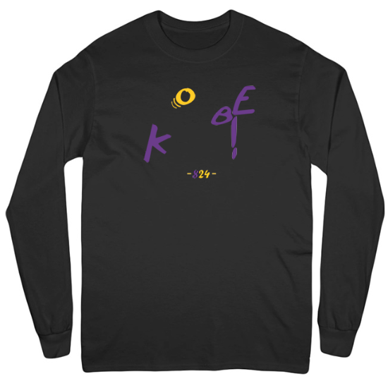 Kobe Basketball Hoop Mens Long Sleeve T-Shirt