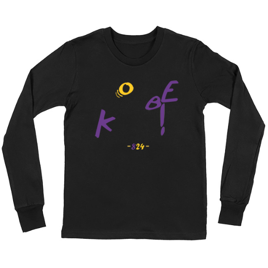 Kobe Basketball Hoop Kids Long Sleeve T-Shirt