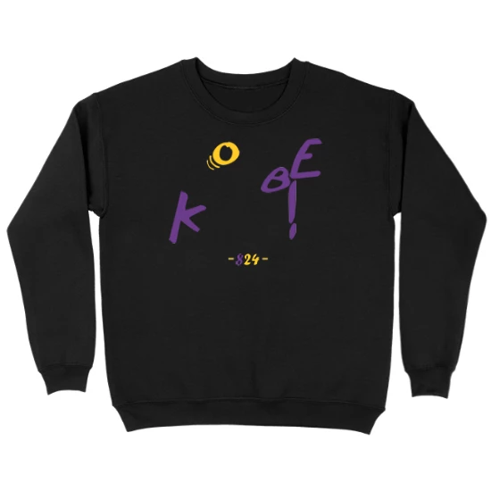 Kobe Basketball Hoop Kids Crewneck Sweatshirt