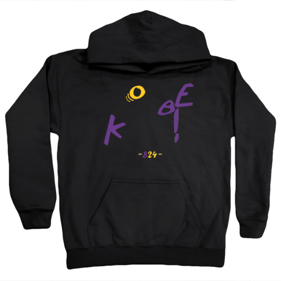 Kobe Basketball Hoop Kids Hoodie