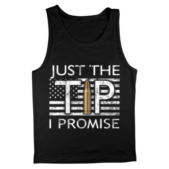 Just The Tip Patriotism Mens Tank Top