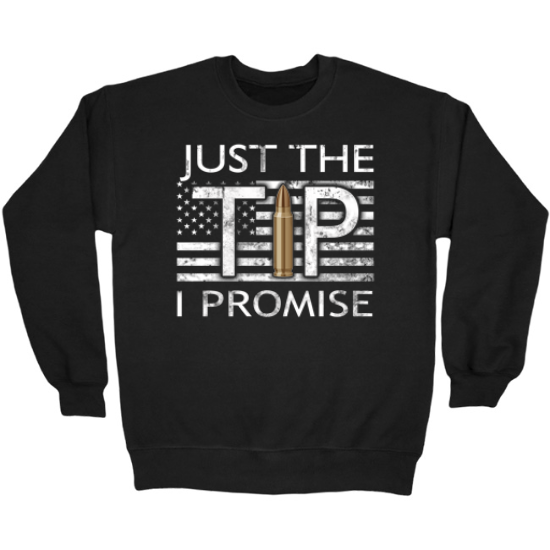 Just The Tip Patriotism Crewneck Sweatshirt