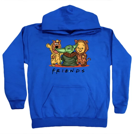 Scooby doo Yoda Winnie the Pooh Friends Kids Hoodie
