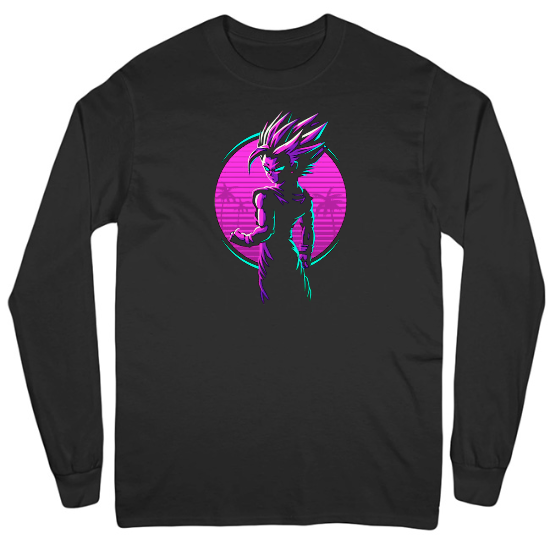 Retro Gohan  Mens Long Sleeve T-Shirt