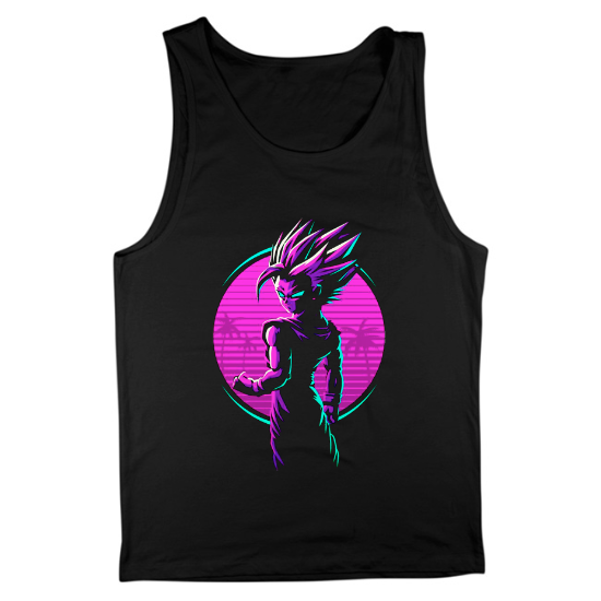Retro Gohan  Mens Tank Top