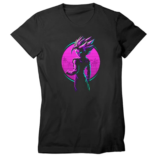 Retro Gohan  Womens T-Shirt