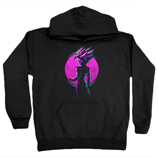 Retro Gohan  Kids Hoodie